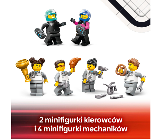 LEGO City 60444 F1® Garaż i bolidy Mercedes-AMG i Alpine - 1298086 - zdjęcie 8